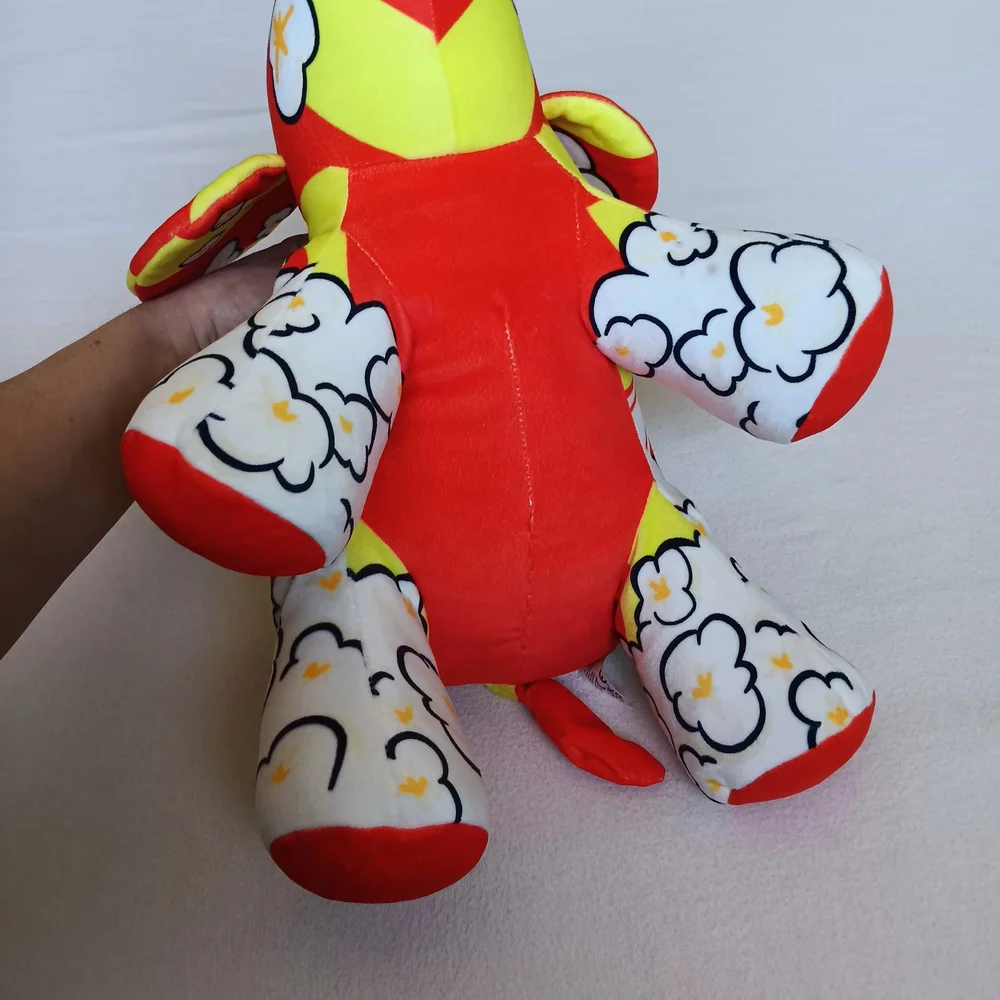 Pop Art Soft Mammouth-Cornelius The Ultra Soft Bean Filled Popcorn Themed Plush